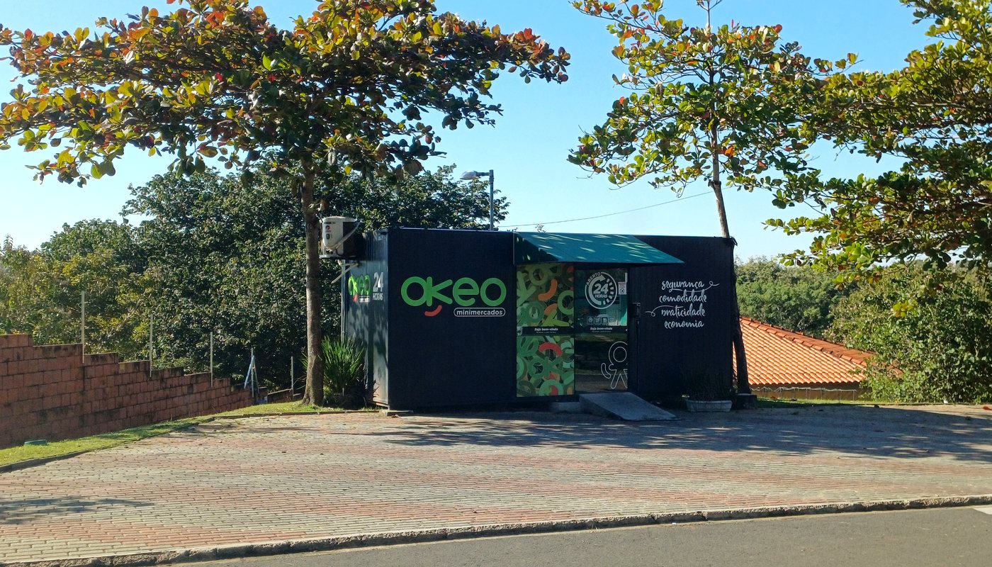 Mini mercado Okeo no condomínio